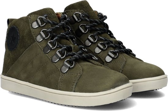 Ton & Ton Bjarn Hoge sneakers - Jongens - Groen - Maat 29