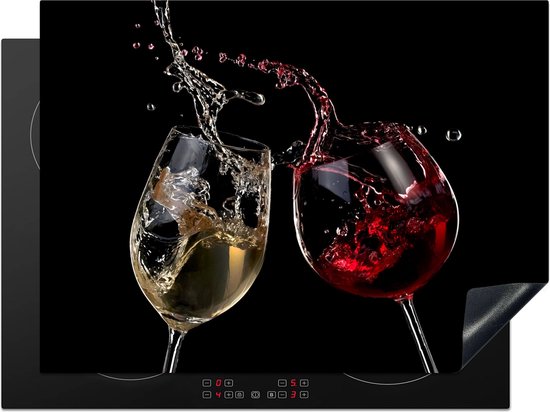 Protecteur d'induction 71x52 cm - Tapis d'induction - Protecteur de plaque de cuisson - Verres à vin