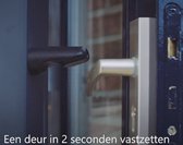 Fiks2 Serrure de poignée de porte – Sécurité de poignée de porte – Plastique – Pour intérieur et extérieur