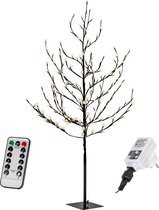Kersenbloesemboom - Kerstbloesem Boom - Lichttak - Kerstversiering - Lichtboom - Kerstverlichting - Kerstboom Met Verlichting - Voor Binnen en Buiten - 180 cm - Zwart