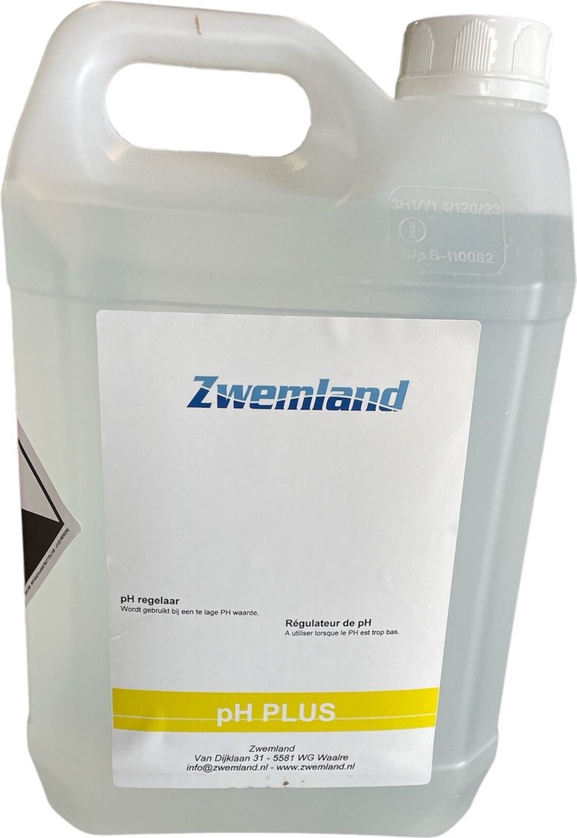 Zwemland Ph plus 5 liter - Vloeibaar