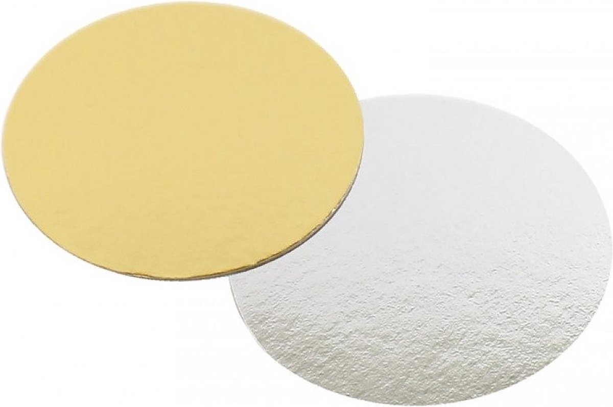 Bodem Rond goud/zilver 16 cm