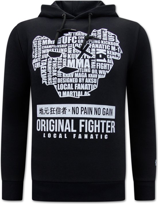 Geographical Norway heren hoodie jack fighter, zwart, L
