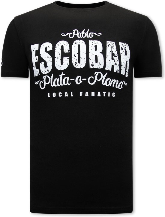 Escobar Pablo Heren T-shirt - Zwart