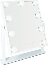 LYVION Hollywood Mirror avec éclairage LED - Miroir de maquillage - Blanc