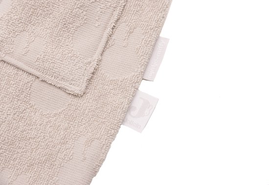 Jollein x Nijntje - Baby Badjas Badstof 1-2 Jaar - Badjas Kinderen met Capuchon - Miffy Jacquard - Nougat van Jollein — afbeelding 4