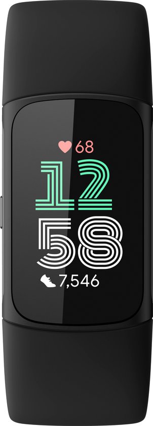 Fitbit Charge 6 - Activity Tracker - horloge met stappenteller - Zwart cadeau geven