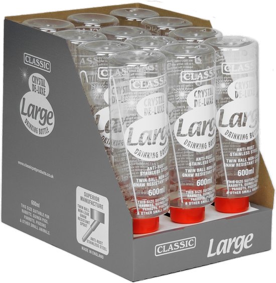 Classic Drinkfles - Plastic - Konijn - 600 ml