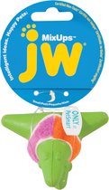 JW Mixups Arrow Ball - Hondenspeeltje - Hondenbal - Groen/Roze/Oranje - Small - ø 7,5 cm