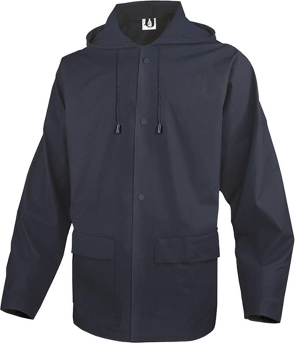 DELTAPLUS REGENJAS MET CAPUCHON 900VES BLAUW L