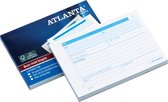 Djois Atlanta bonboekje A6 - NL tekst - 50x2 vel - carbon - FSC - 1 stuk