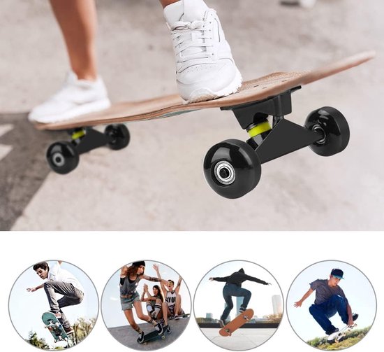 Trucks de skateboard, ensemble de roues de skateboard Kit de support de  camion de... | bol