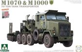 1:72 Takom 5021 M1070 Truck & M1000 Trailer - 70 Ton Tank Transporter Plastic Modelbouwpakket