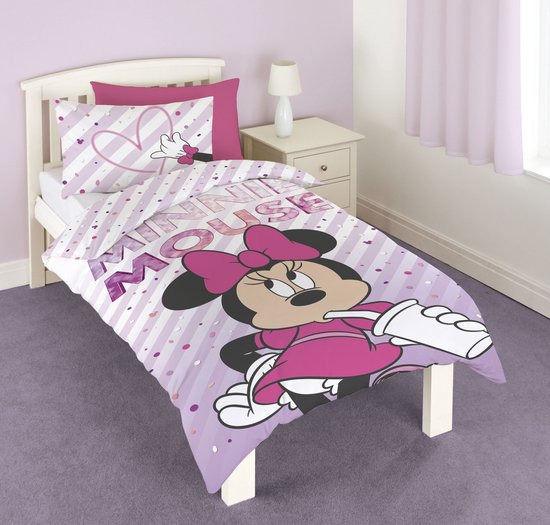 Disney Mickey Mouse Dekbedovertrek - Eenpersoons - 140 x 200 cm - Bio Katoen | Leen Bakker