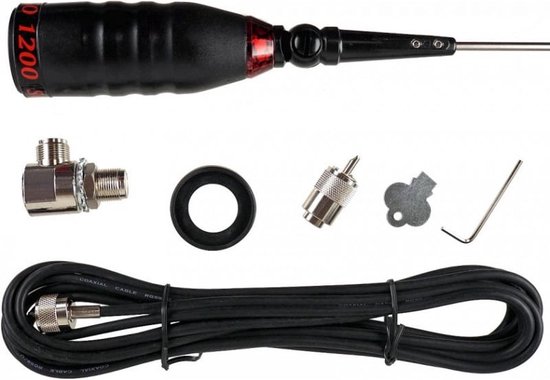 Antenne CB 27Mhz Super Santiago1200 4dBi Avec Embase Magnétique - 6