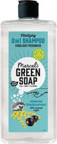 6x Marcel's Green Soap Shampoo & Conditioner 2 in 1 Mimosa & Black Currant 300 ml