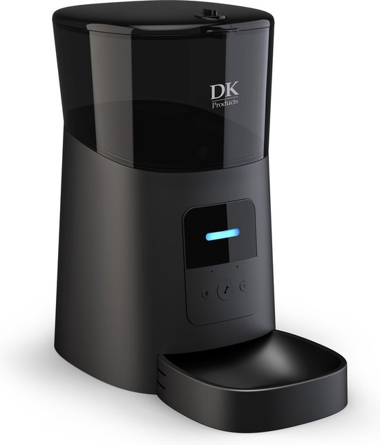 DKProducts Automatische Voerbak 6L Zwart met App Besturing - DKProducts.nl - €57,50