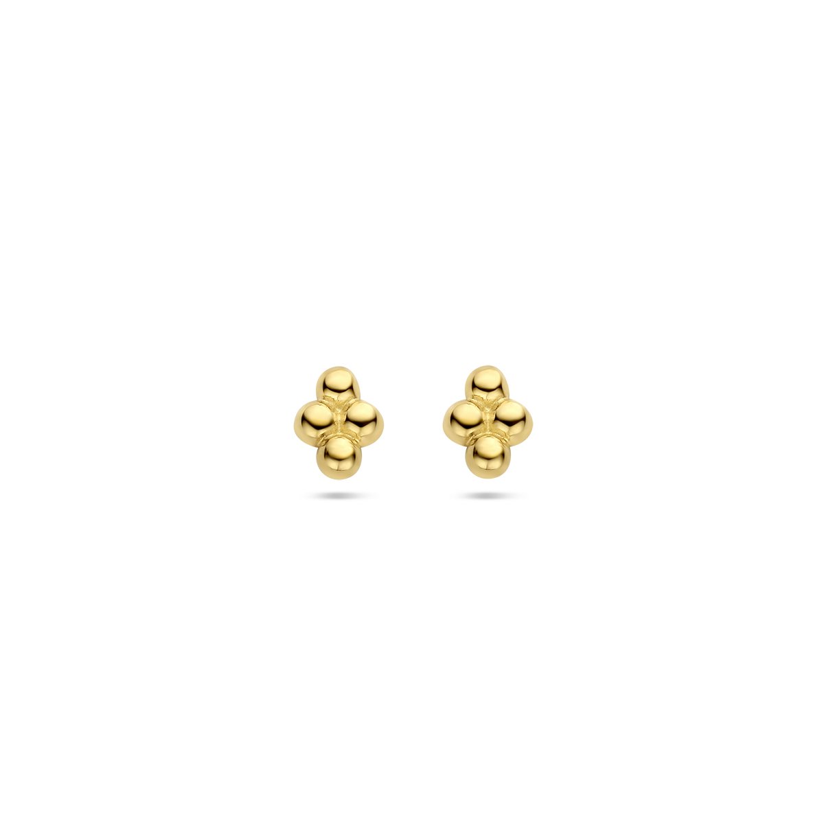 14K geelgoud oorknoppen bolletjes 4027852