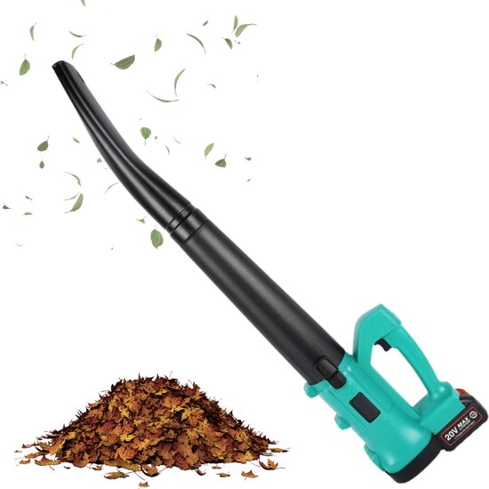 Souffleur De Feuilles Sans Fil 600 000 Tr/min - Puissance 150 MPH / 350 CFM - Avec 2 Batteries Et Chargeur - Léger (1,12 Lbs) Pour Jardin, Terrasse, Voiture - 6