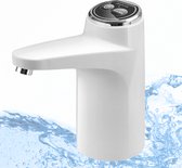 Distributeur d'eau Arvona - Distributeur d'eau automatique - Distributeur d'eau avec robinet - Robinet d'eau - Pompe à eau - Distributeur électrique - Rechargeable par USB - Wit