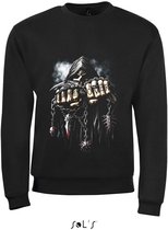 SweatShirt 2-142 Zwart Game over - Zwart, xL