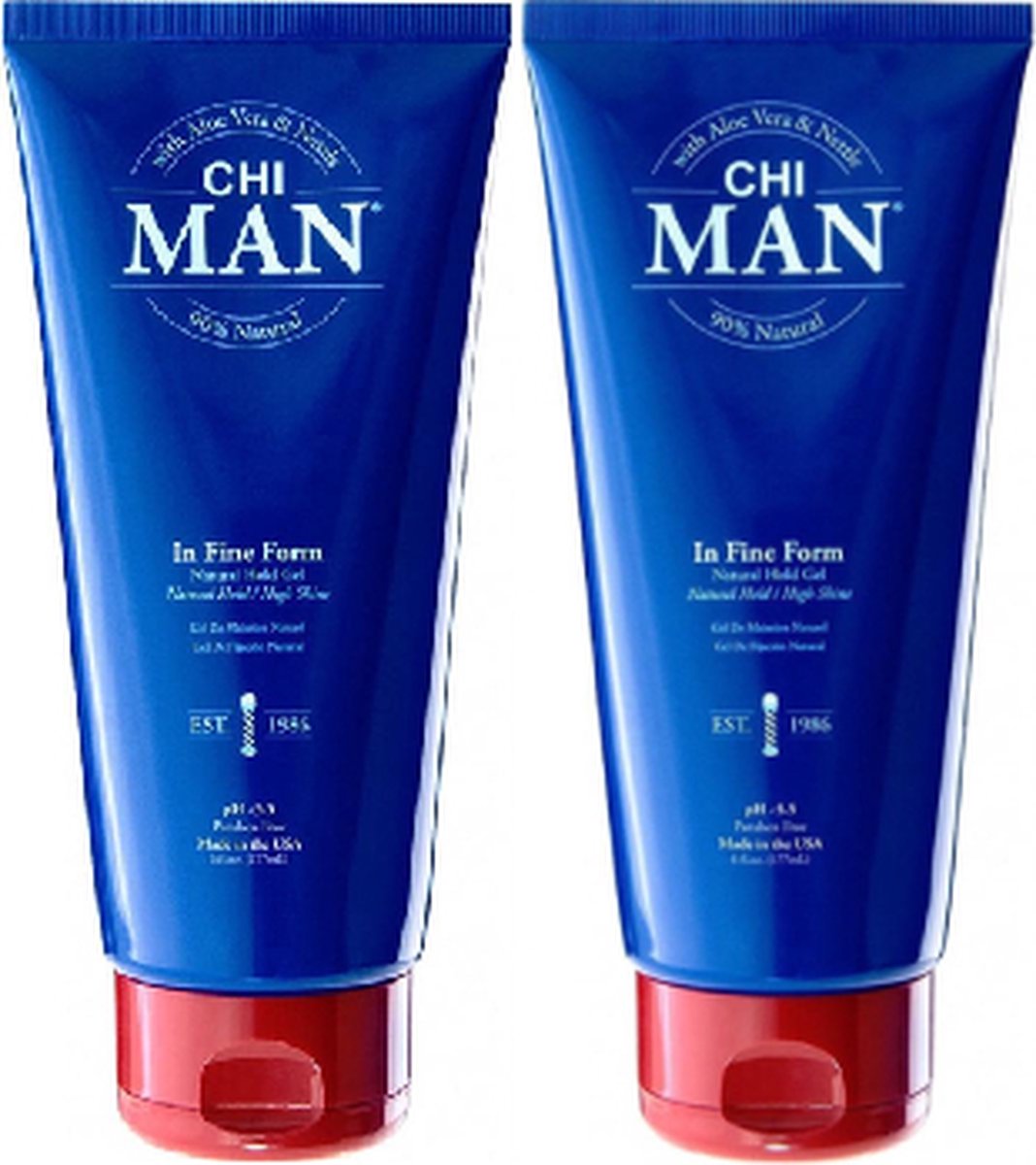 CHI MAN - In Fine Form Natural Hold Gel - 2 x 177ml