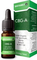 BioFamily Organic 4,5% - 450mg CBG-A RAW Full Complete Spectrum