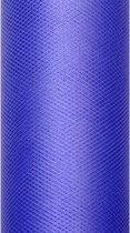 Tissu tulle bleu 15 cm de large