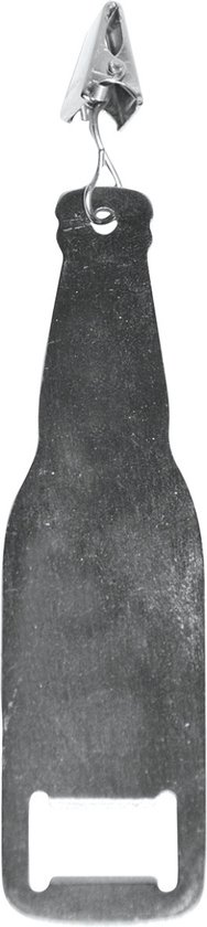 8x poids de nappe en acier inoxydable avec décapsuleur 14 cm - Poids de nappe / nappe de jardin avec ouvre-nappe - Pesons de nappe - Maintenez la nappe en place