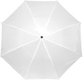 Bol.com Kleine opvouwbare/inklapbare paraplu wit 93 cm diameter - Regenbescherming aanbieding