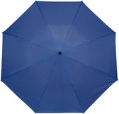 Kleine opvouwbare/inklapbare paraplu blauw 93 cm diameter - Regenbescherming