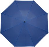 Bol.com Kleine opvouwbare/inklapbare paraplu blauw 93 cm diameter - Regenbescherming aanbieding