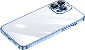 Sulada Shockshield backcase harde achterkant met lensbeschermer en schokbestendigheid voor iPhone 14 Pro Max sierra blauw