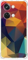 Hoesje maken OnePlus Nord 3 GSM Hoesje met doorzichtige rand Polygon Color