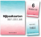 Mijlpaalkaarten baby's eerste jaar | Watercolor