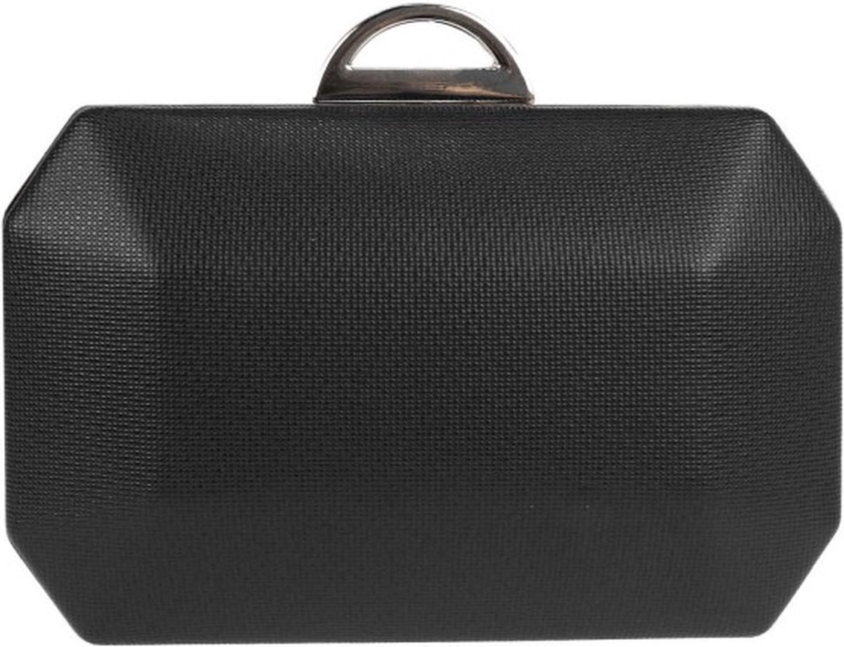 PROMO Communie Moederdag Bruiloft - Michelle Moon - Crossbodytas / Clutch Handtas - Party - Zwart - Stijlvol, praktisch & origineel – HandbagsUniverse