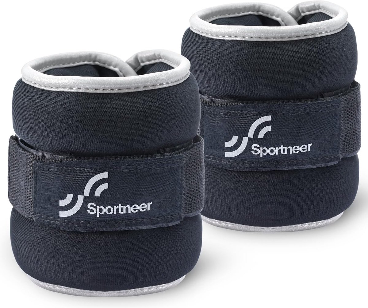 Gewichten voor benen en armen - Gewichtsmanchetten set voor vrouwen - 2 x 0.5 kg 2 x 1 kg - Geschikt voor dansen, hardlopen, wandelen, fitness