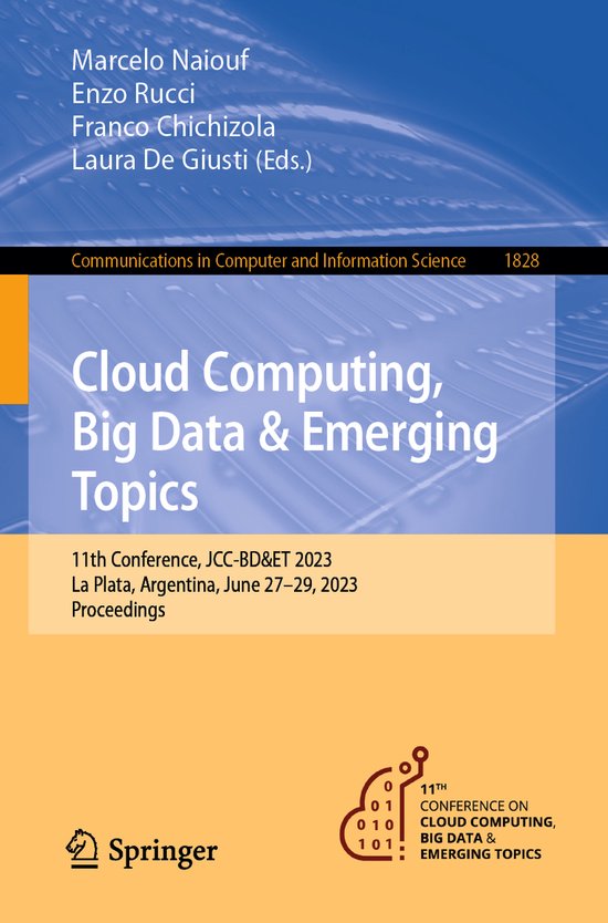 Communications in Computer and Information Science1828- Clou ... - cover