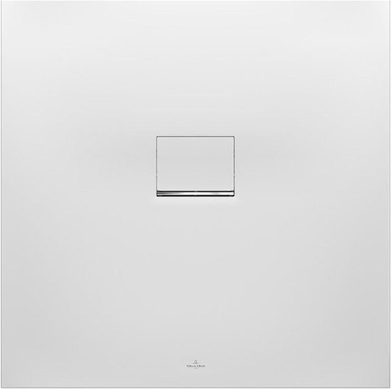 Villeroy & Boch Squaro Infinity Receveur de douche 100x100x4 cm Stone White