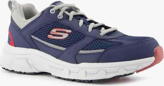 Skechers Oak Canyon heren wandelschoenen A - Blauw - Maat 45 - Extra comfort - Memory Foam