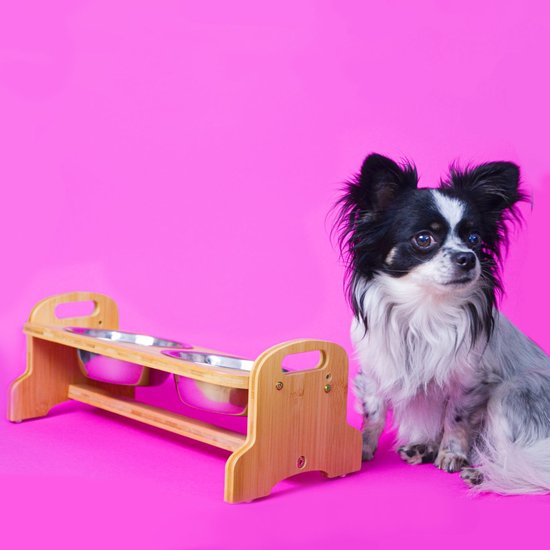 Hondentrimmes voor stomp, hond, ruwhaartekkel, teckel, fijn dekhaar, terriër, trimkam voor hond met houten handvat, huisdierverzorgingsgereedschap met ergonomisch gevormd geslepen roestvrij staal