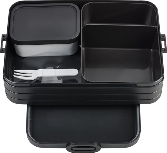 Mepal Bento Lunchbox large – Broodtrommel - 8 boterhammen - Nordic black - Mepal