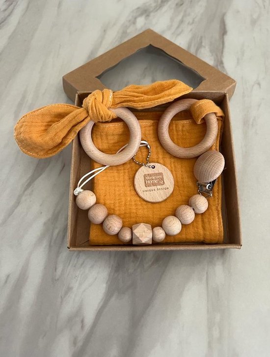 Baby Geschenk Set 3delige set Kraamcadeau babyshower gender reveal Unisex...