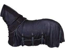 Pagony Royal Vliegendeken - Paardendeken - Maat: 215 - Donkergrijs - Polyamide