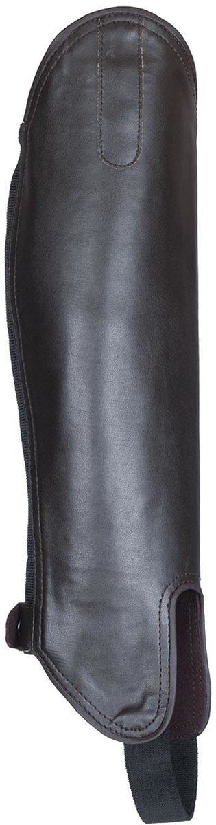 Mondoni Synthetic Gaithers Minichaps - Maat: S - Donkerbruin - Synthetisch Nylon