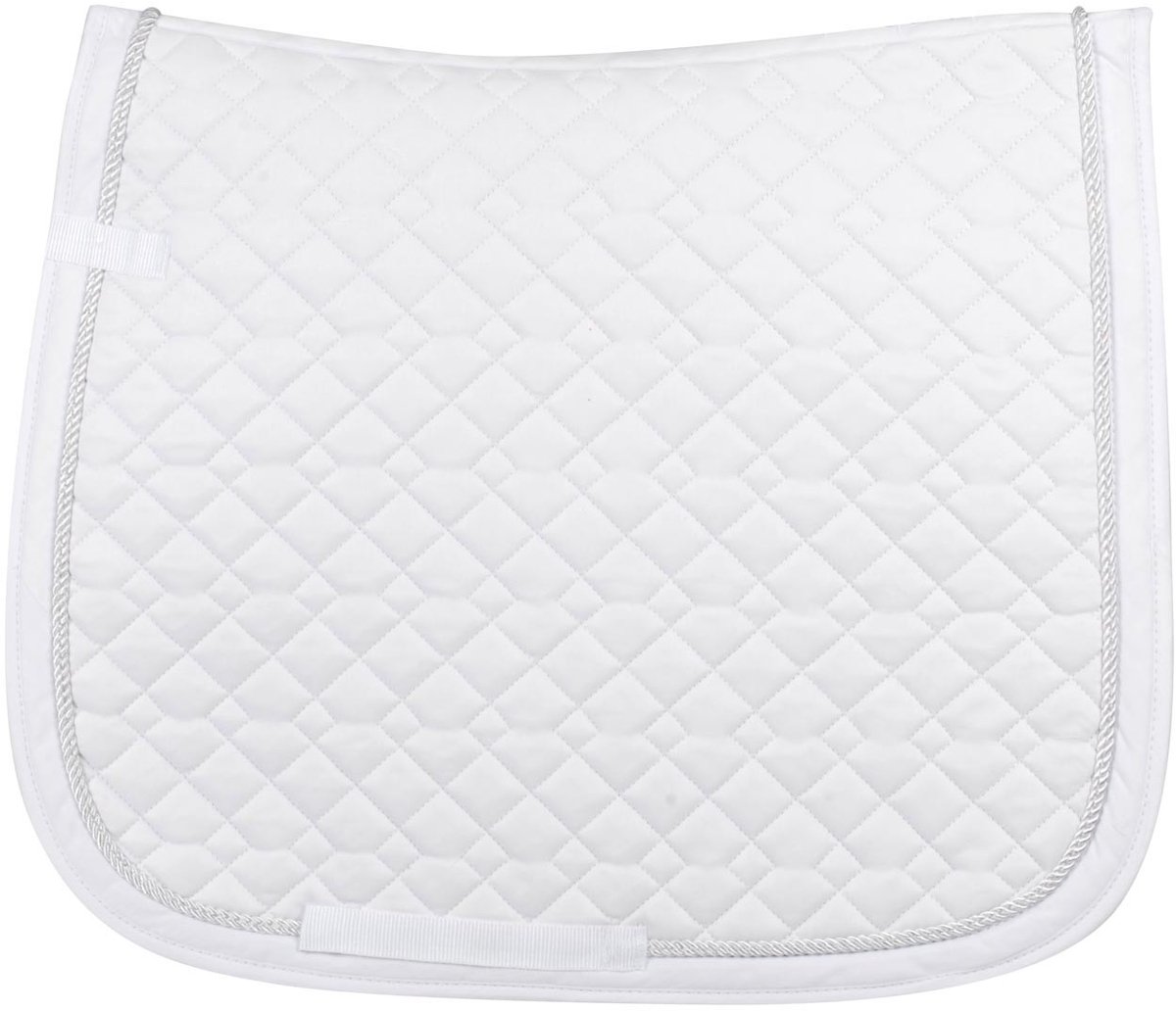 Pagony Elegance Zadeldek - Maat: Cob - Wit - Katoen