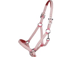 Pagony Jetset Halster - Maat: Pony - Roze - Nylon