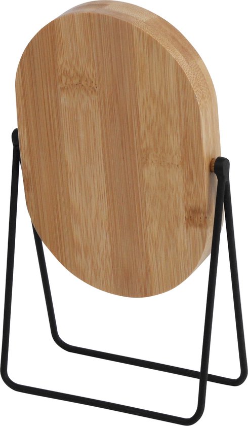 Oliva's - Miroir - Miroir de Maquillage - Miroir sur pied - Miroir de table - Cadre Zwart