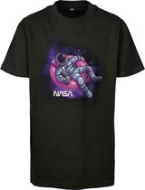 Mister Tee - Kids NASA Summer Kinder T-shirt - Kids 134/140 - Zwart