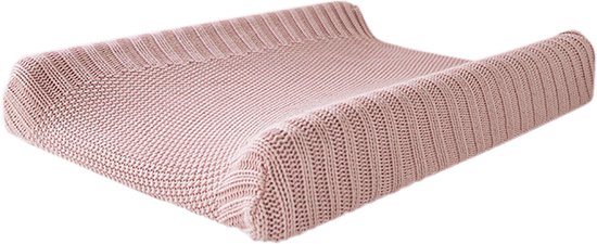 Petite Amélie Aankleedkussenhoes - Baby - 70x50 cm - Roze - 100% Katoen - Wasbaar